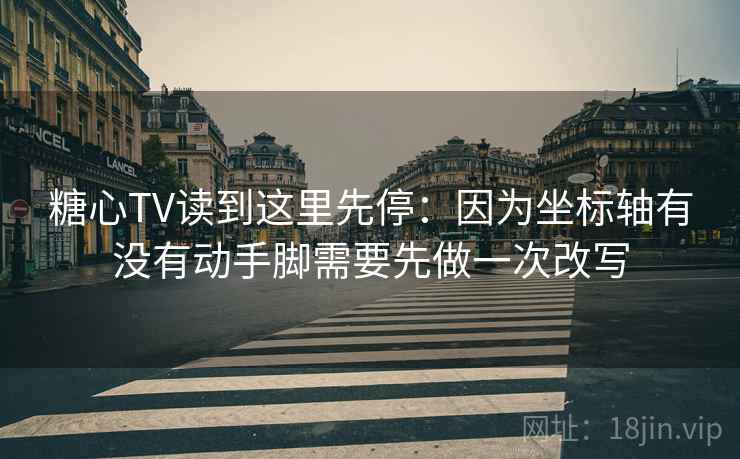 糖心TV读到这里先停：因为坐标轴有没有动手脚需要先做一次改写